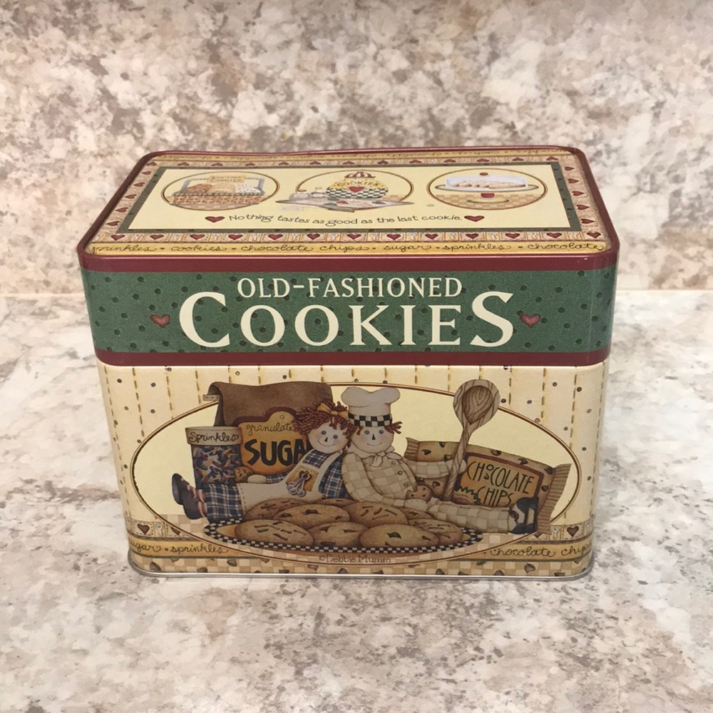 Cookie recipe tin can